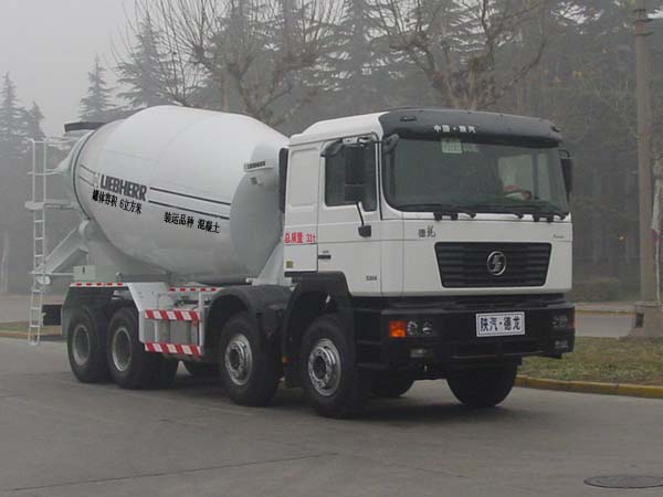 陕汽 德龙F3000 380马力 8×4 混凝土搅拌运输车(SX5315GJBJT346)