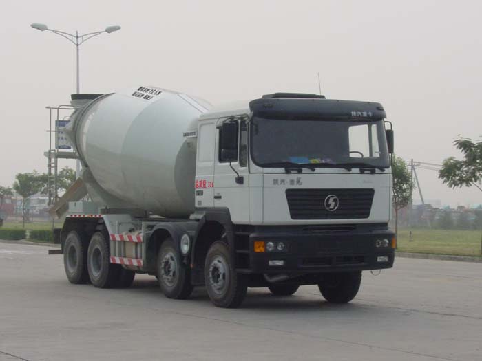 陕汽 德龙F3000 385马力 8×4 混凝土搅拌运输车(SX5315GJBJT306XC)