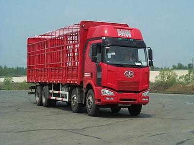 解放 J6P重卡 260马力 8×4 仓栅载货车(CA5310CLXYP63K2L6T4A2E)