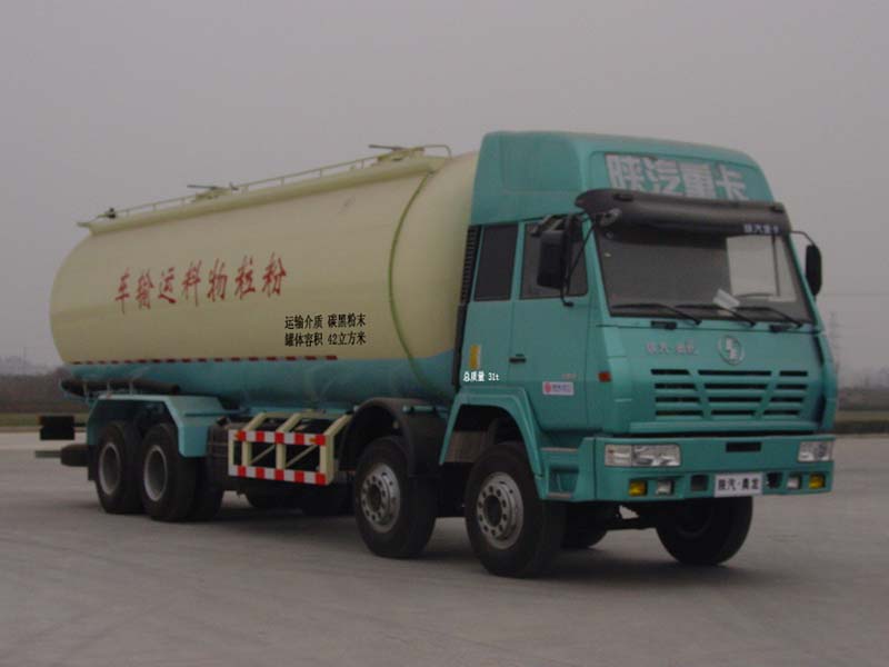 陕汽重卡 奥龙 270马力 8×4 粉粒物料运输车(SX5315GFLTN456)