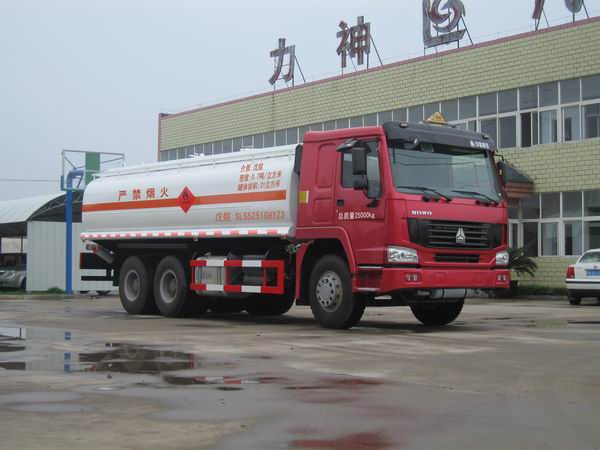 随州力神 醒狮 336马力 6×4 化工液体运输车(SLS5251GHYZ3)