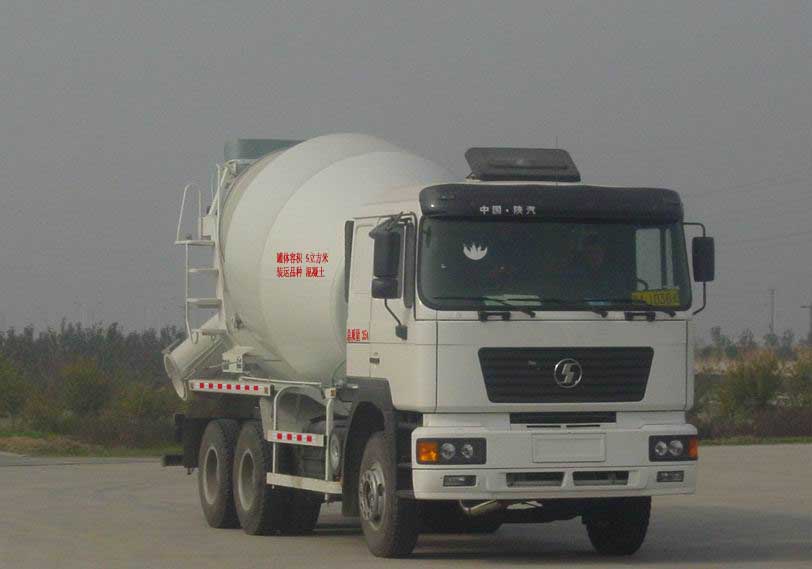 陕汽 德龙F2000 340马力 6×4 混凝土搅拌运输车(SX5255GJBDR384)