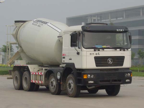 陕汽 德龙F3000 385马力 8×4 混凝土搅拌运输车(SX5315GJBJT326C)