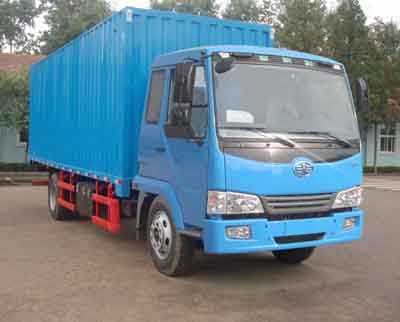 青岛解放 赛龙中卡 120马力 4×2 厢式载货车(CA5080XXYPK2EA80-3)