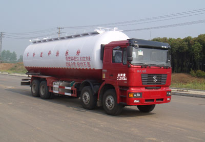 湖北合力 神狐 270马力 8×4 粉粒物料运输车(HLQ5310GFLS)