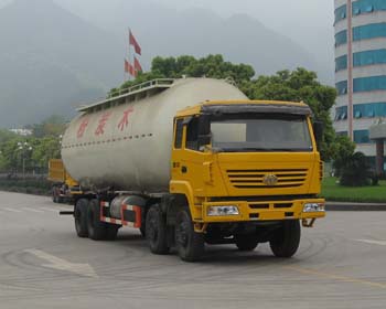 上汽依维柯红岩 新大康 310马力 8×4 粉粒物料运输车(CQ5314GFLSMG466)