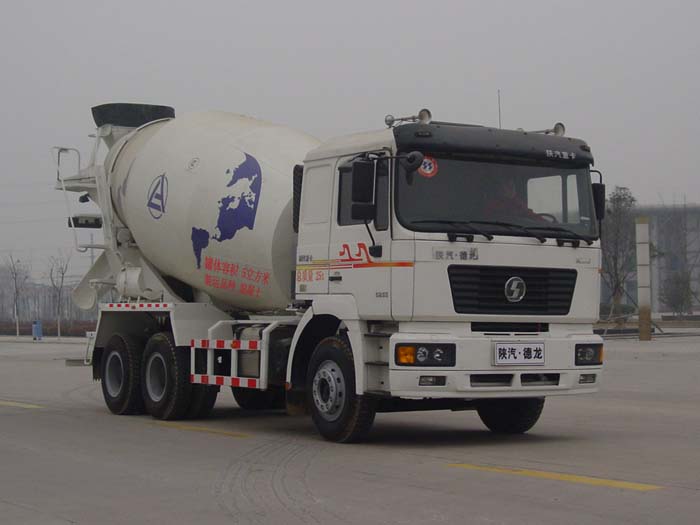 陕汽 德龙F3000 375马力 6×4 混凝土搅拌运输车(SX5255GJBDT404)