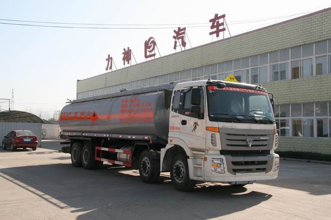 随州力神 醒狮 310马力 8×4 化工液体运输车(SLS5313GHYB)