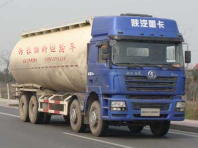 陕汽重卡 德龙F3000 336马力 8×4 粉粒物料运输车(SX5315GFLNT456)