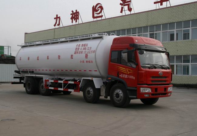 随州力神 醒狮 220马力 8×4 粉粒物料运输车(SLS5310GFLCT)