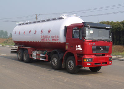 湖北合力 神狐 310马力 8×4 粉粒物料运输车(HLQ5311GFLS)