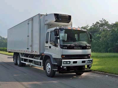 庆铃 FVZ 280马力 6×4 冷藏车(QL5250XLCDTFZJ)