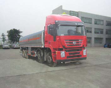 上汽依维柯红岩 杰狮C100 310马力 8×4 加油车(CQ5315GJYHMG466)