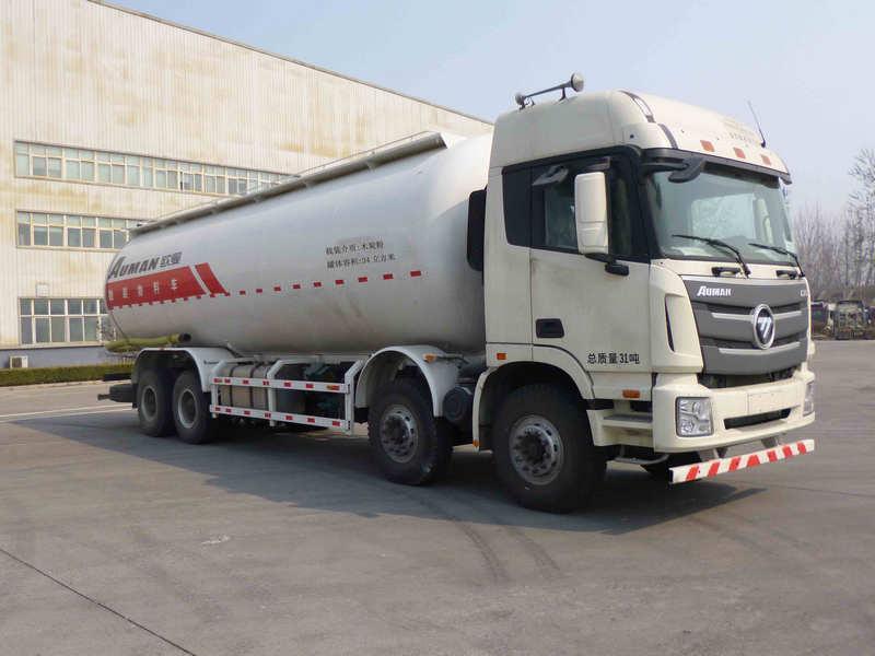 福田汽车 欧曼GTL 380马力 8×4 低密度粉粒物料运输车(BJ5319GFL-XB)