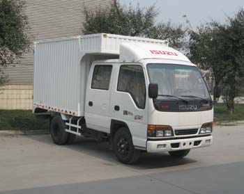 庆铃 五十铃100P 95马力 双排厢式轻卡(QL5040X8FWR)