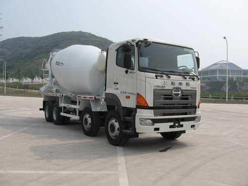 上海华建 410马力 8×4 混凝土搅拌运输车(HDJ5313GJBHI)