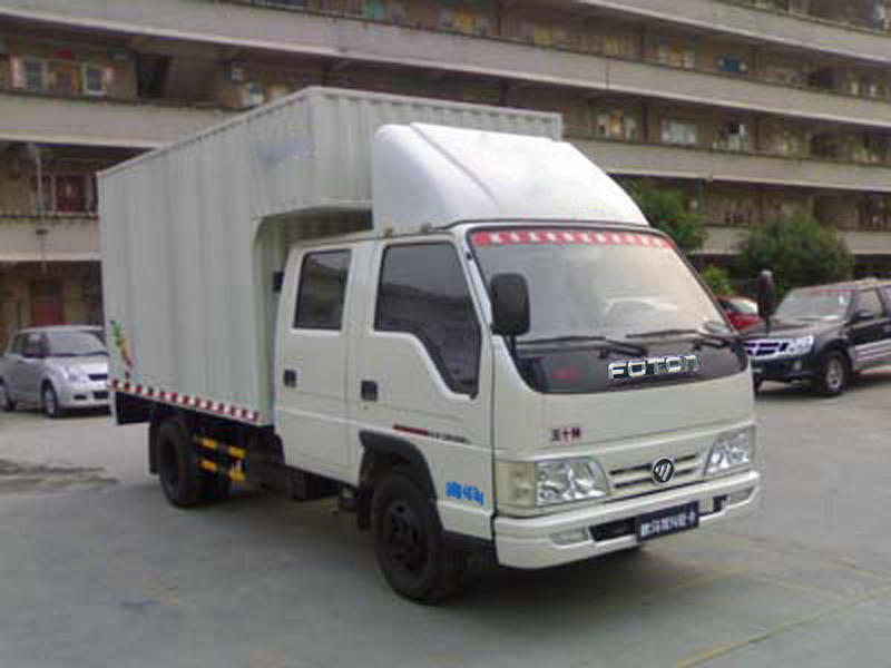 福田 欧马可N 116马力 双排厢式轻卡(BJ5049V8DD6-S)