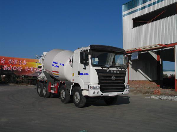 山东东岳 圣岳 340马力 8×4 混凝土搅拌运输车(SDZ5310GJB)