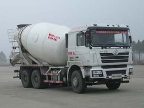 陕汽 德龙F3000 385马力 6×4 混凝土搅拌运输车(SX5256GJBDR404)