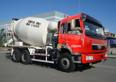 解放 新大威 390马力 6×4 混凝土搅拌运输车(CA5252GJBP2K2T1EA80)