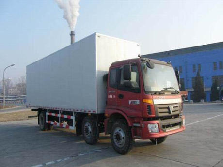 福田 欧曼CTX 5系重卡 220马力 6×2 厢式载货车(BJ5253VMCHH-1)