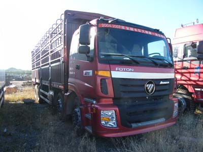 福田 欧曼ETX 6系重卡 336马力 8×4 仓栅载货车(BJ5317VNCJJ-4)