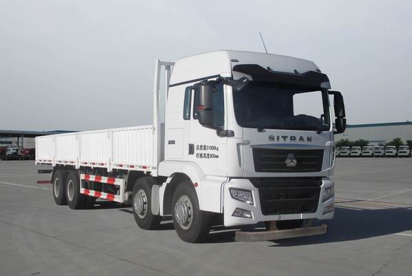 中国重汽 SITRAK-C5H 重卡 340马力 8×4 栏板式 排半 载货车(ZZ1316N466GE1)