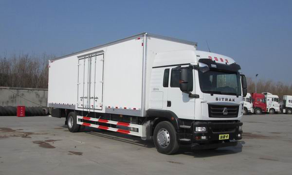 中国重汽 SITRAK-C5H 重卡 310马力 4×2 厢式 排半 载货车(ZZ5186XXYN711GE1)