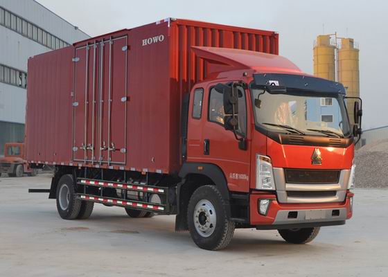 中国重汽 HOWOG5X 中卡 180马力 4×2 厢式 排半 载货车(ZZ5167XXYG561DE1A)